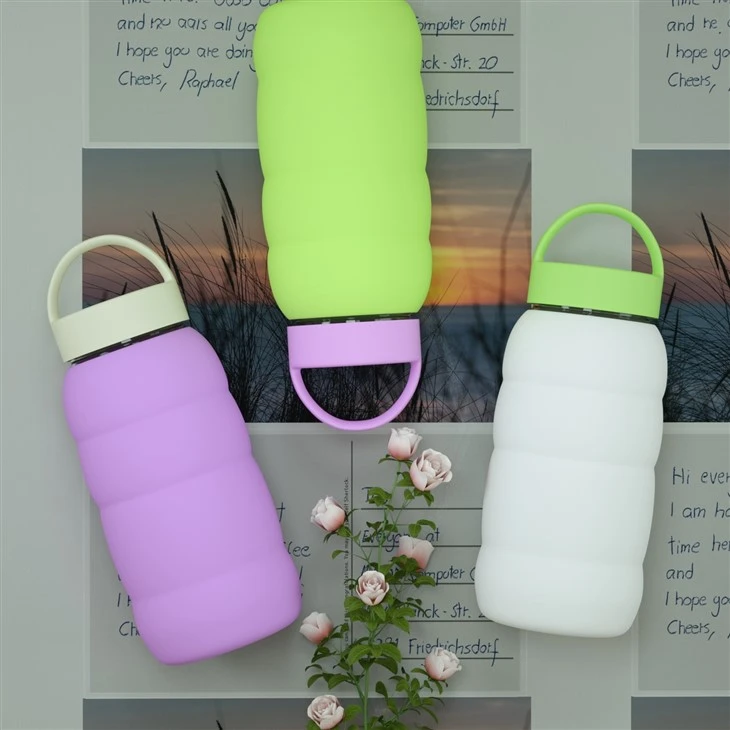 Puffer Silicon Water Bottle